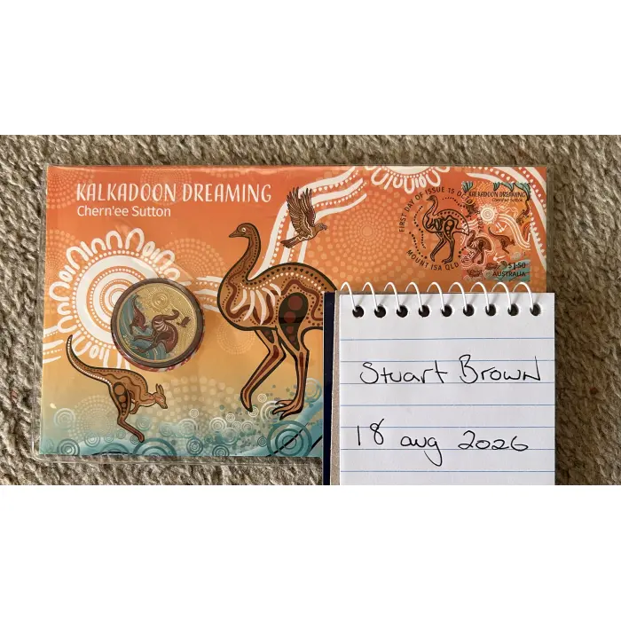 Kalkadoon Dreaming coin/stamp