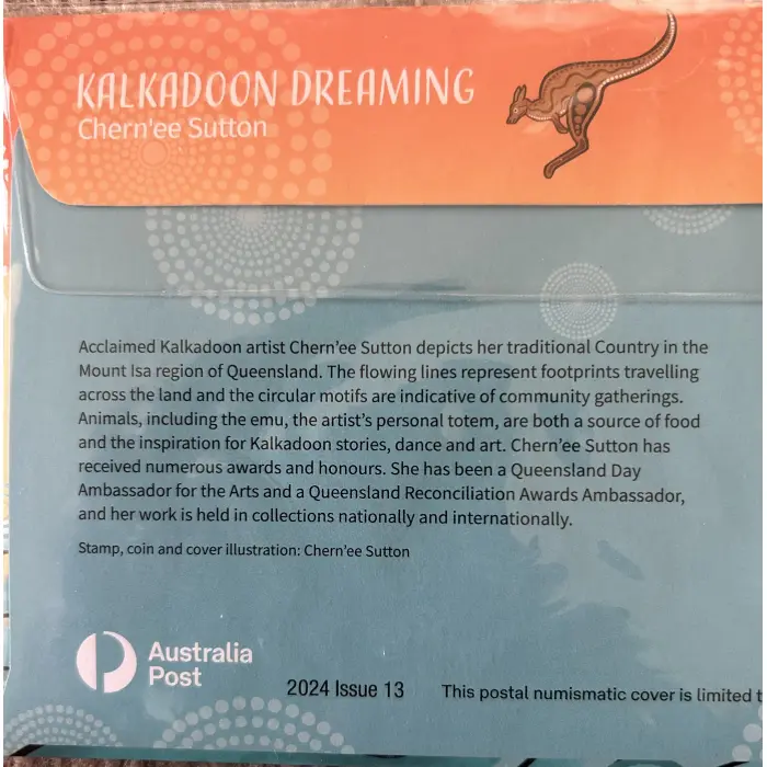 Kalkadoon Dreaming coin/stamp