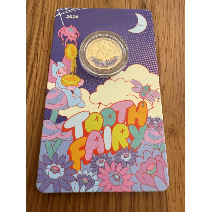 2026 Tooth Fairy $2 Coloured Uncirculated Coin Card RAM Australia UNC