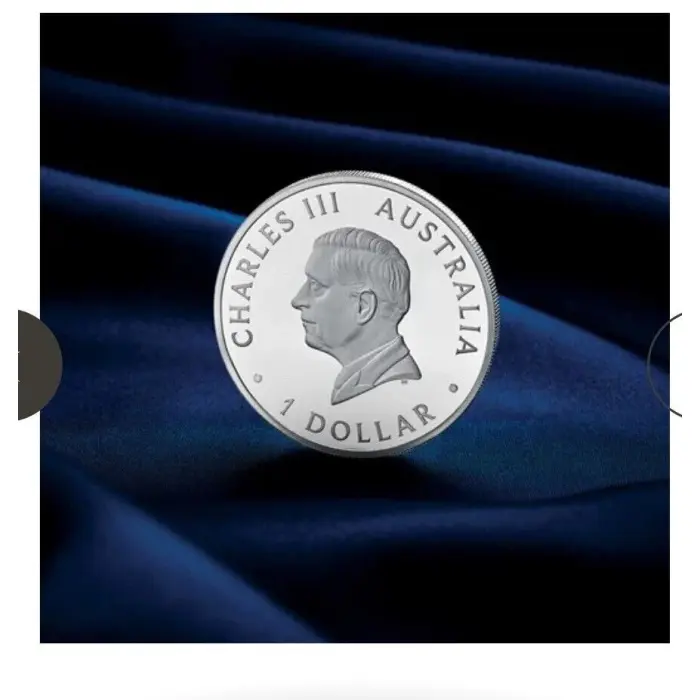 2024 $1 Kangaroo King Charles III First Issue 1oz Silver Proof Coin