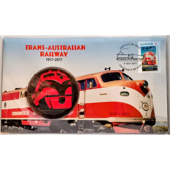 2017  "Centenary of the Trans-Australian Railway" Ltd FDC PMC