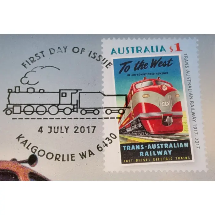 2017  "Centenary of the Trans-Australian Railway" Ltd PMC