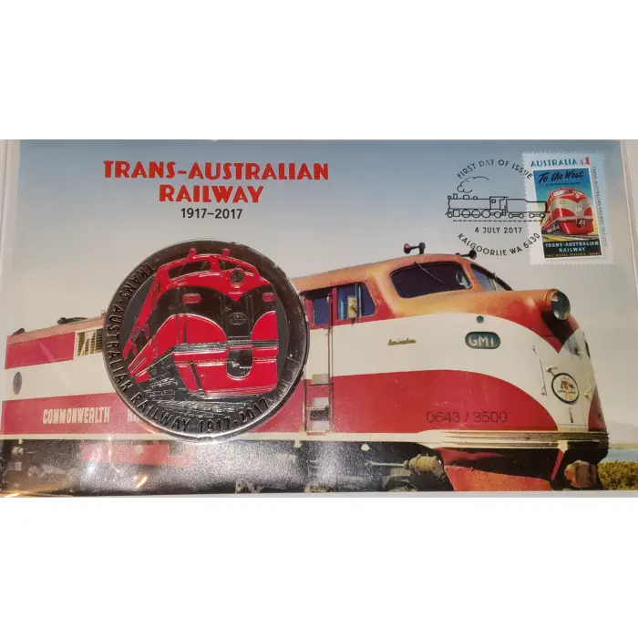 2017  "Centenary of the Trans-Australian Railway" Ltd PMC