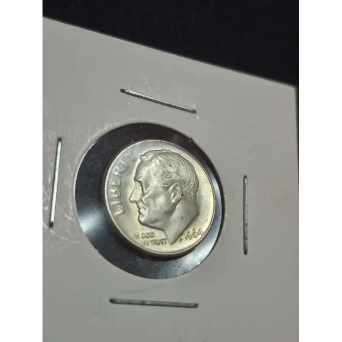 1964 Roosevelt Dime – Philadelphia Mint – 90% Silver – Uncirculated 