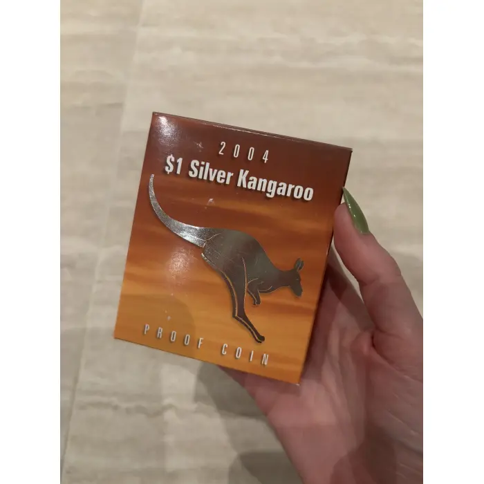 2004 $1 Silver Kangaroo Proof Coin