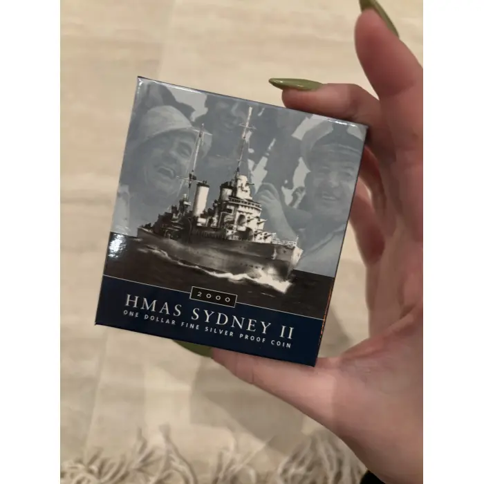 2000 HMAS Sydney II $1 Silver Proof Coin 