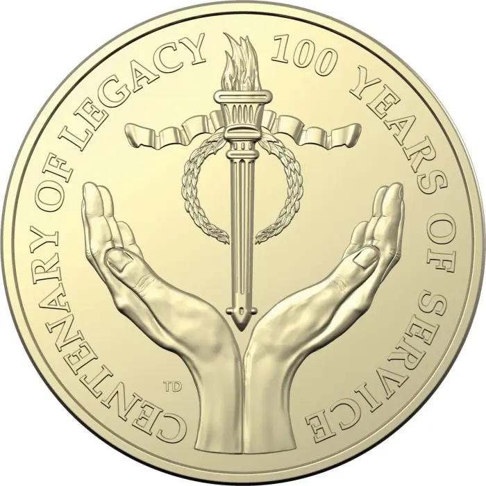 2023 $1 Centenary of Legacy Uncirculated Coin Mintage 30000