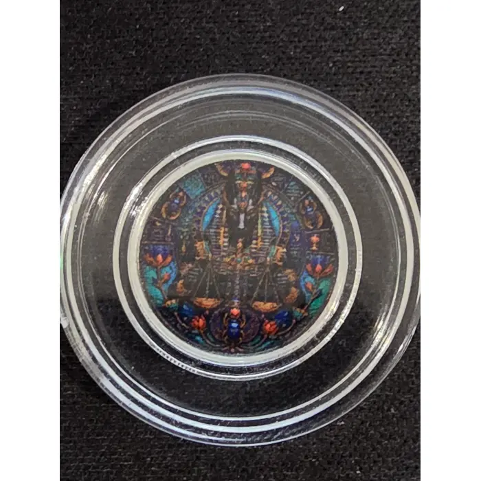 Anubis 1/10 oz .999 Fine Silver Colorised Coin – 1000 mintage