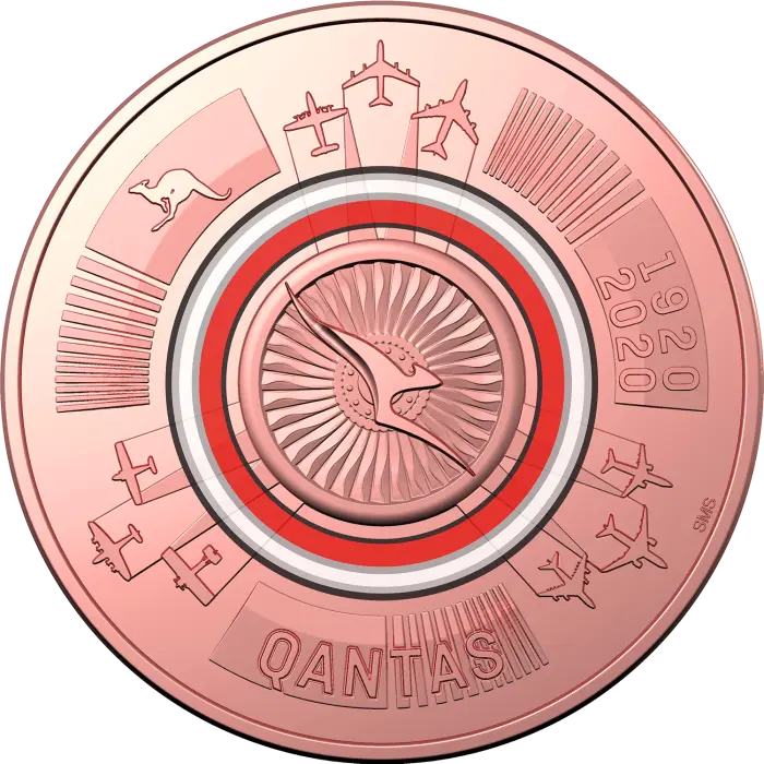 2020 QANTAS Centenary $1 AlBr Cu 11 Coin Uncirculated Set