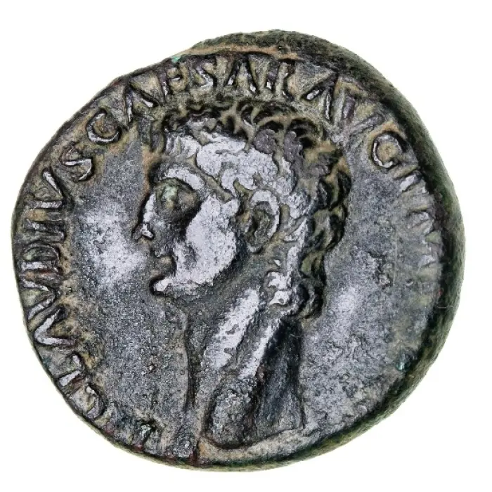 ROMAN Claudius copper as 41-42 AD (S1862) gVF