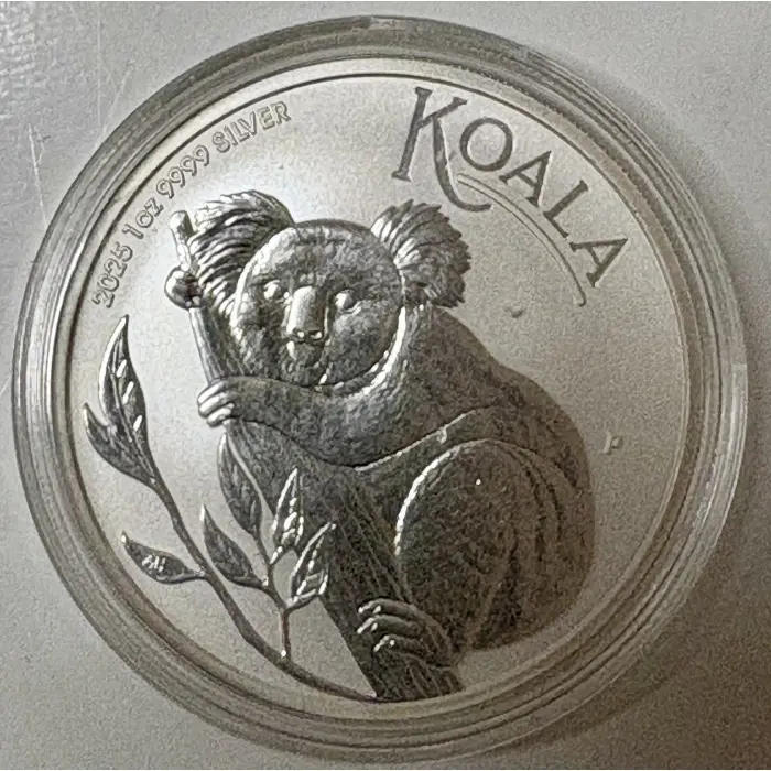 2025 Koala - Perth Mint 1oz Brilliant Uncirculated 9999 Silver Coin
