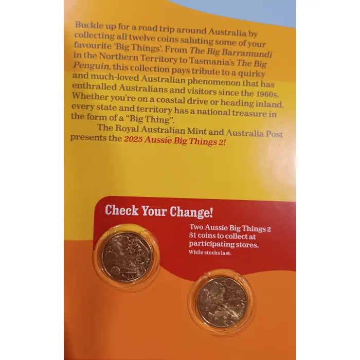 2025 Aussie Big Things 2 - Uncirculated $1 coin collection 