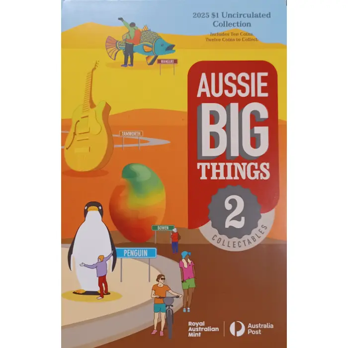 2025 Aussie Big Things 2 - Uncirculated $1 coin collection 