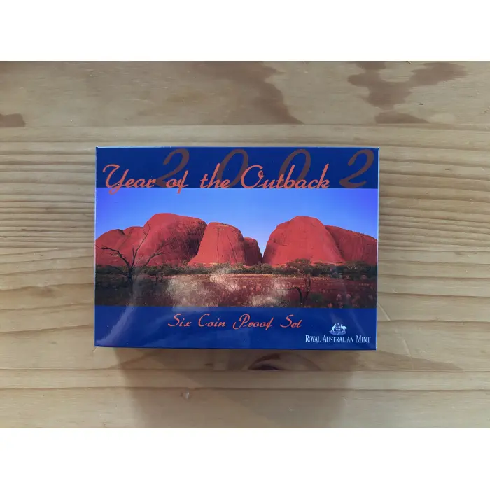 2002 6 Coin  Proof Set - Year of the Outback Themed 