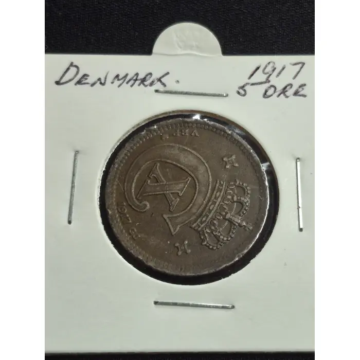 1917 DENMARK 5 ORE