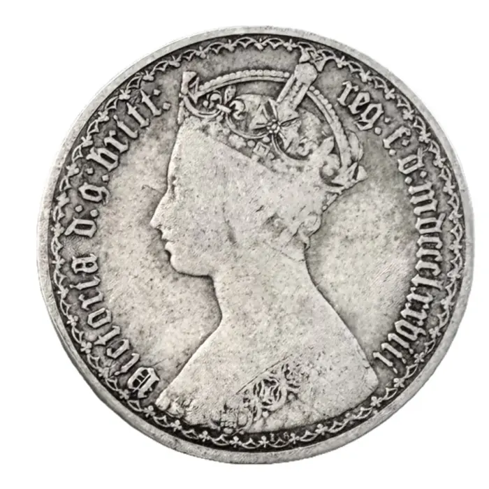 ENGLISH 1878 Victoria Florin (S3895) F/gF