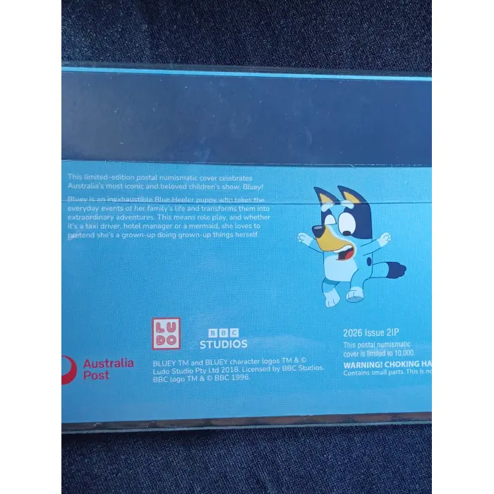BLUEY - 2026 Bluey & Bingo Coloured $2 PNC Pair