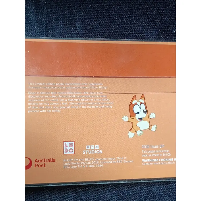 BLUEY - 2026 Bluey & Bingo Coloured $2 PNC Pair