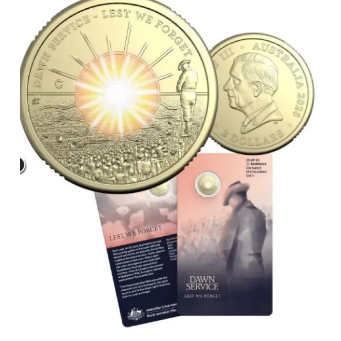 2026 Dawn Service C Mintmark Carded Coin