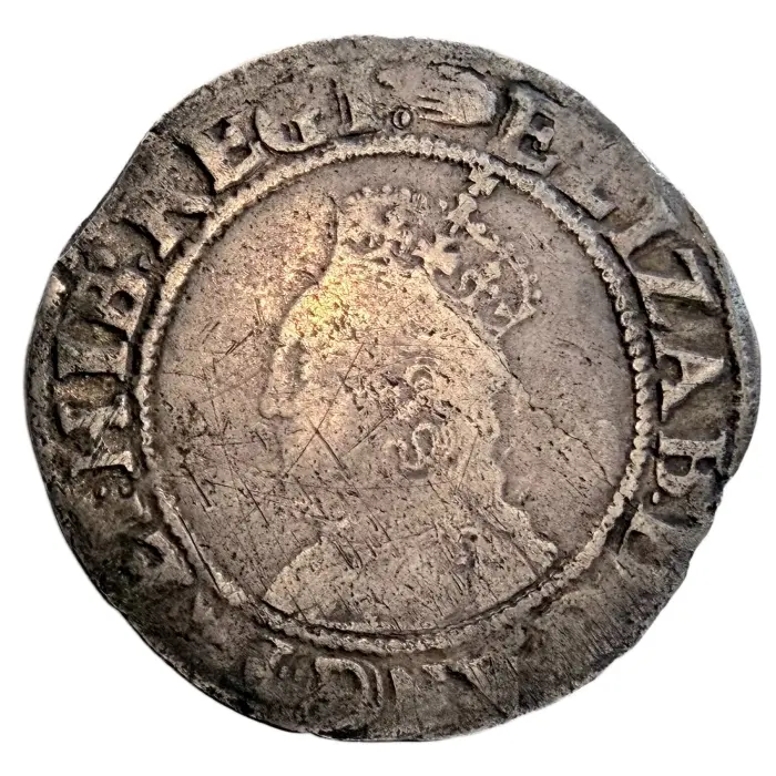 ENGLISH 1582 Elizabeth I shilling (S2577) F/aVF