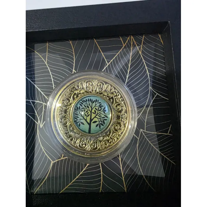 1/2oz Tree Of Happiness .999 Silver Proof Coins- Mint Of Poland