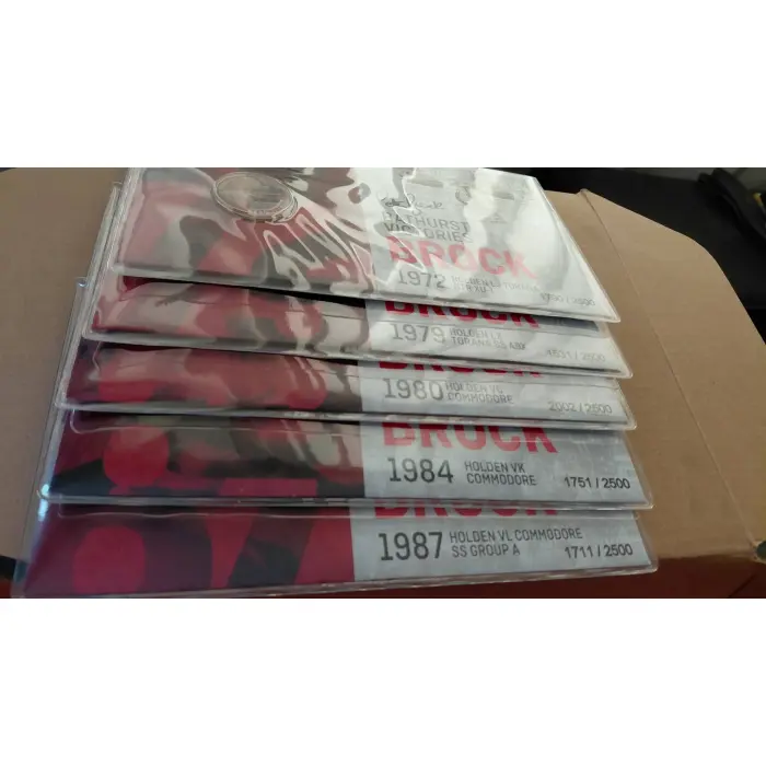 Peter Brock Bathurst Victories - Five Limited Edition PNCs