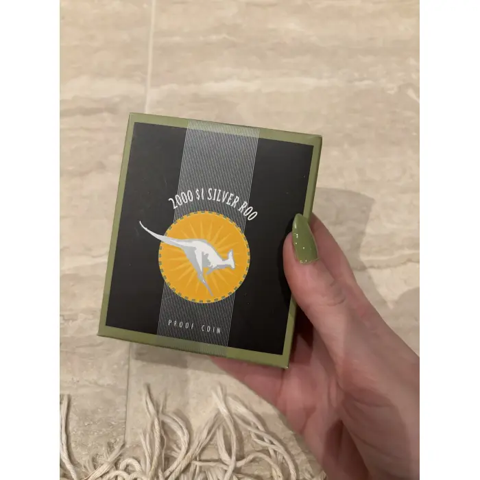 2000 $1 Silver Kangaroo Proof Coin