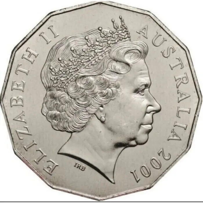 2001 RAM Centenary Of Federation 50c Circulated Coin WESTERN AUSTRALIA (2.4m)