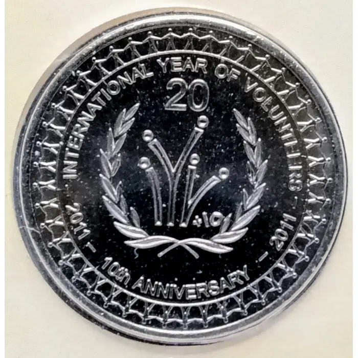🔥2011 20¢ "International Year of Volunteers - 10th Anniversary" Ltd FDC PNC🔥