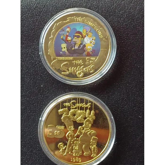 5PCS The Simpsons Commemorative 