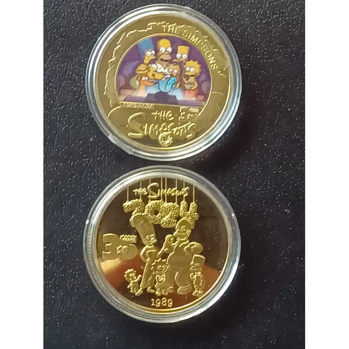 5PCS The Simpsons Commemorative 