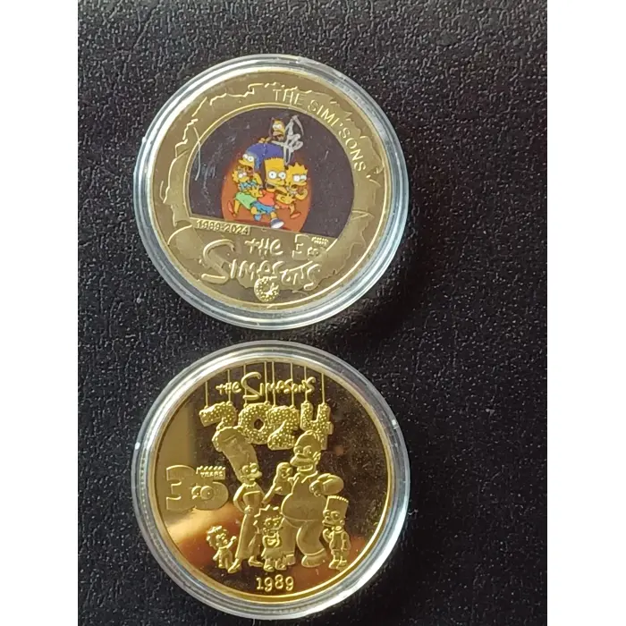 5PCS The Simpsons Commemorative 