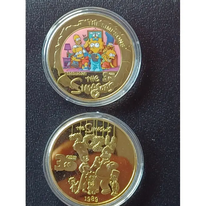5PCS The Simpsons Commemorative 