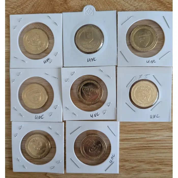 16 X AFL Coins Both UNC & Circ