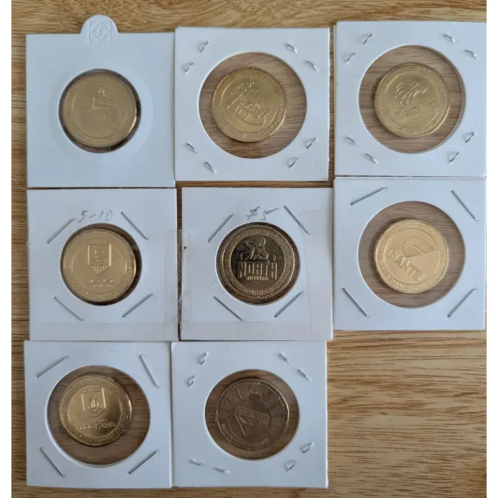 16 X AFL Coins Both UNC & Circ