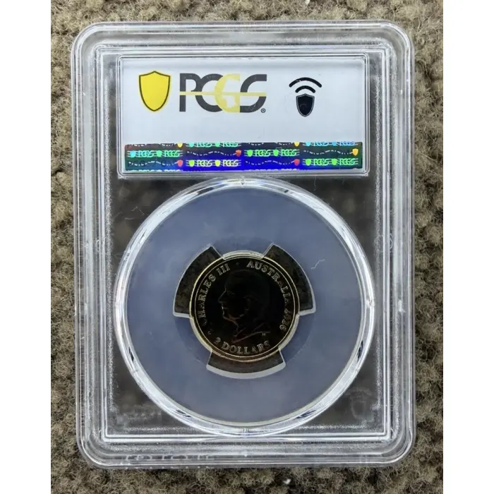 2026 $2 Dawn Service C Mintmark Coloured Coin PCGS MS68