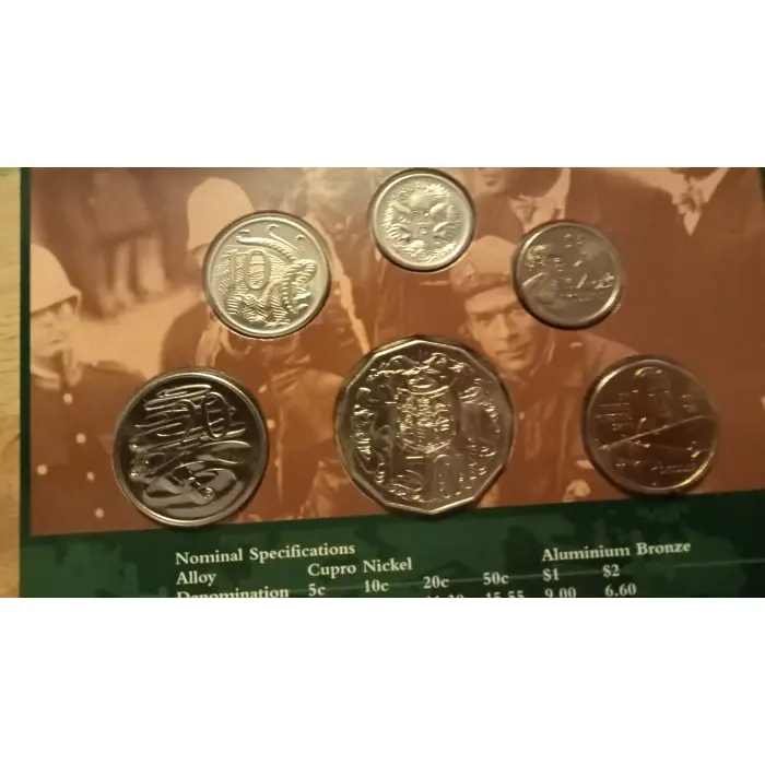  1997 UNC coin set Sir Charles Kingsford Smith  2003 6 coin UNC set Makin