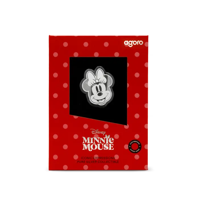 Disney Iconic Expressions – Minnie Mouse 2026 1/2oz Silver Collectible