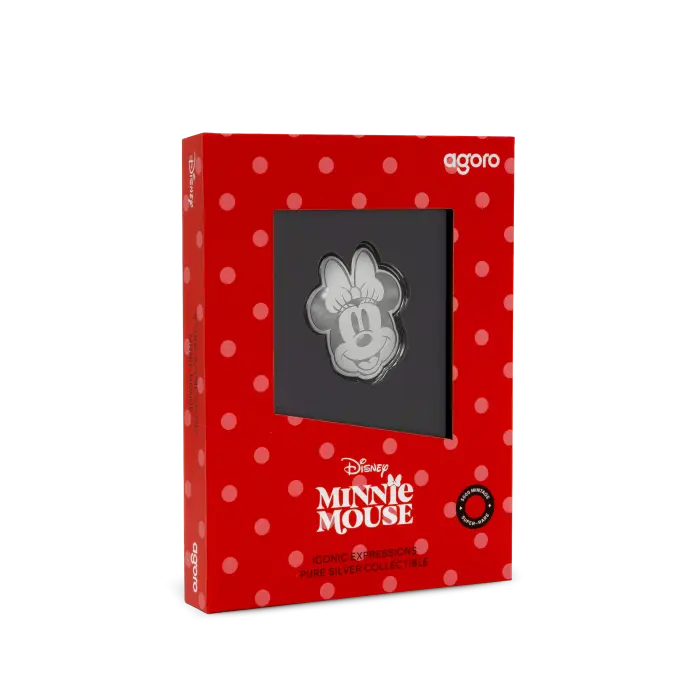 Disney Iconic Expressions – Minnie Mouse 2026 1/2oz Silver Collectible