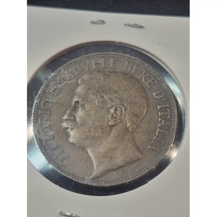 1911 Italy 10 Centesimi Coin – 50th Anniversary of Unification (1861–1911)