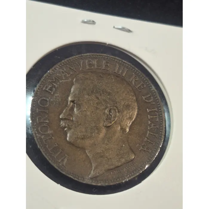 1911 Italy 10 Centesimi Coin – 50th Anniversary of Unification (1861–1911)