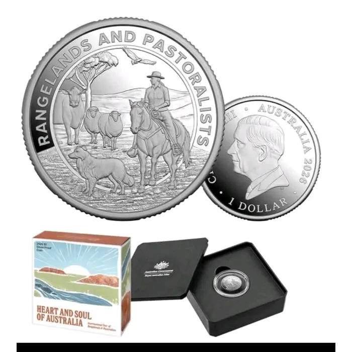 2026 $1 Heart and Soul of Australia Silver Proof Coin.