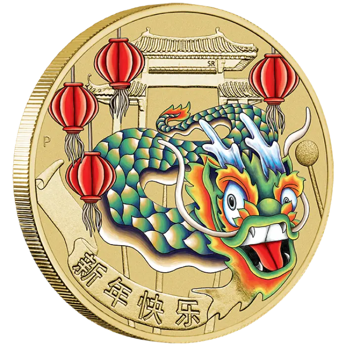 2022 CHINESE NEW YEAR $1 STAMP & COIN COVER PNC – PERTH MINT