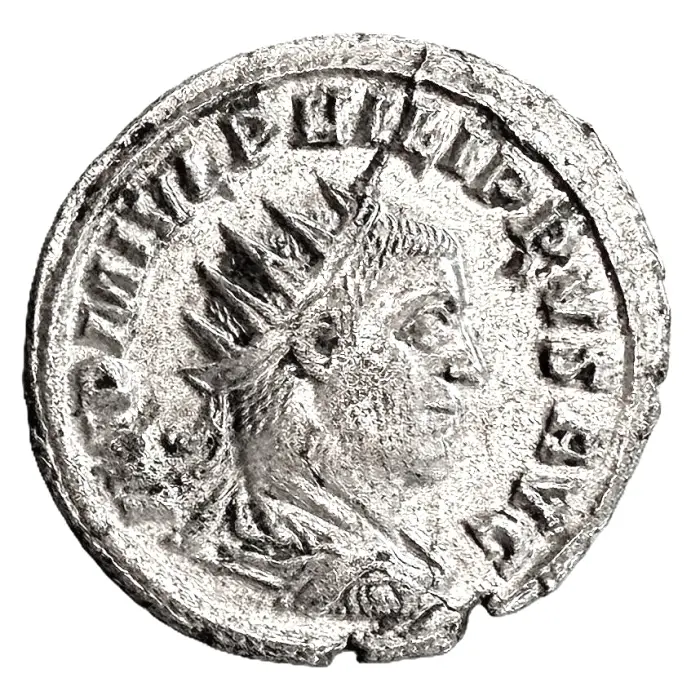ROMAN Philipp II (247-249 AD) antoninianus (S9262) aEF