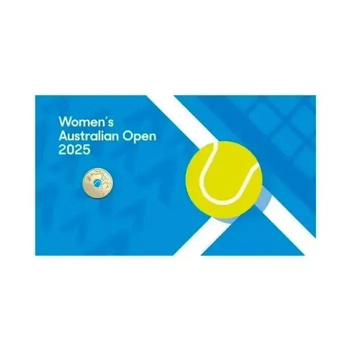 2025 Australian Open Women's Postal Numismatic Cover AO Uncirculated $2 PNC Coin