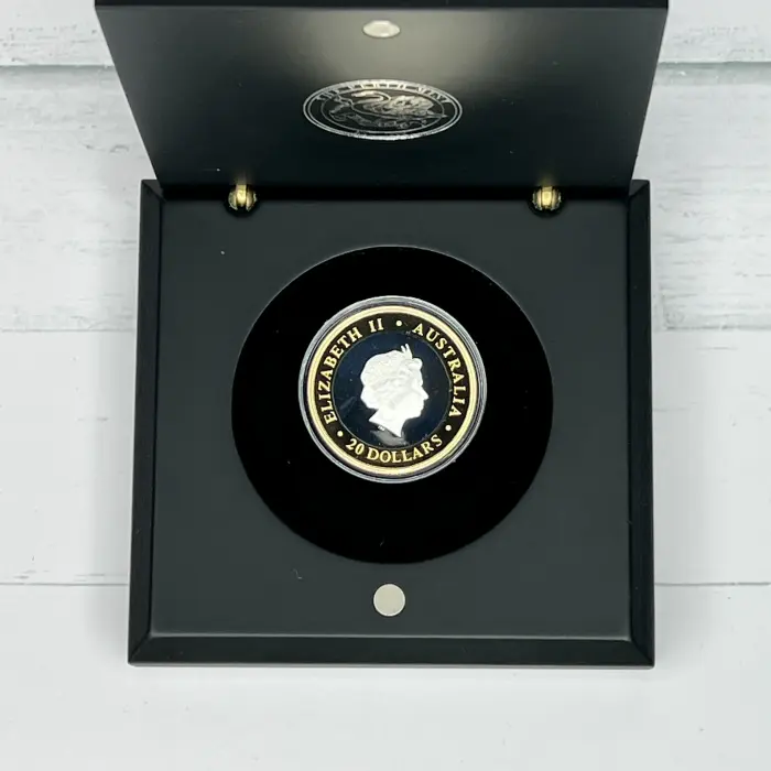 2001 Australian Gregorian Bi-Metal Millennium Coin Gold and silver