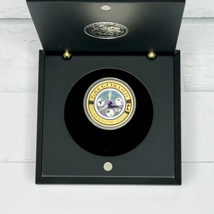 2001 Australian Gregorian Bi-Metal Millennium Coin Gold and silver