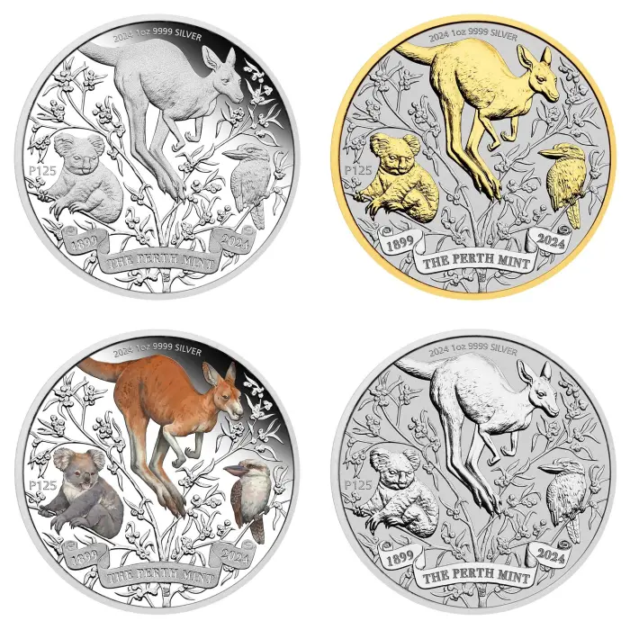 Perth Mint 125th Anniversary 2024 Silver Typeset Set