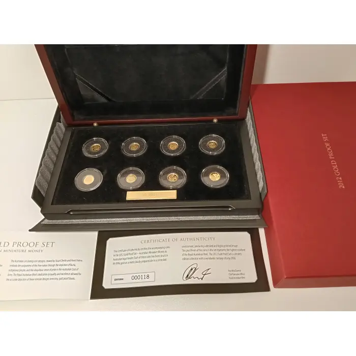 2012 Gold Proof set (Australia’s Miniature Money)