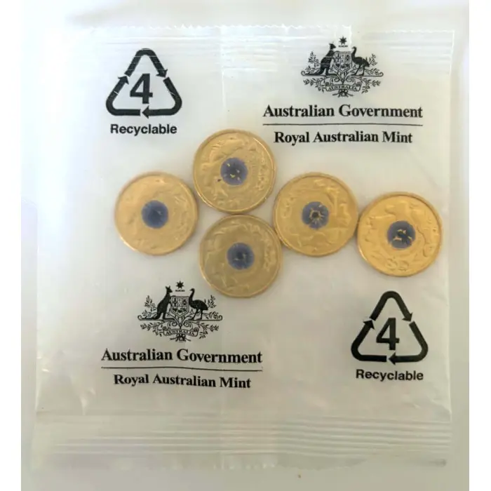 3  x  $2 RAM  Mint 5 coin bags uncirculated